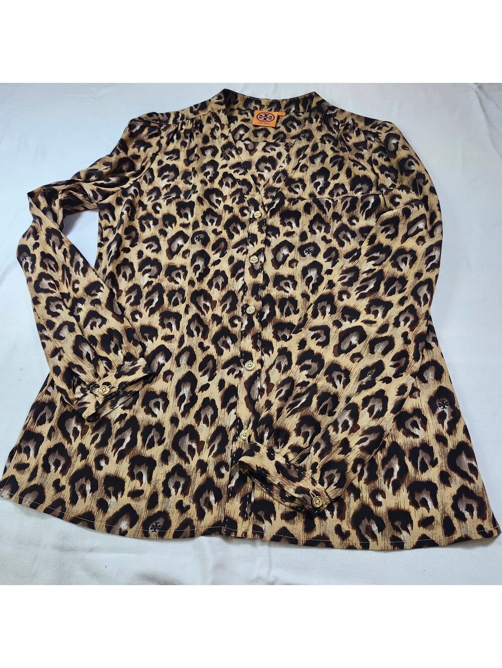 Tony Burch Long Sleeve Silk Blouse